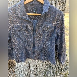 ⭐️Analogy Petites Zippered Jacket in size PL